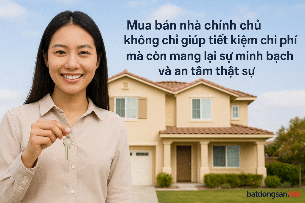 Mua bán nhà chính chủ mang lại sự yên tâm thật sự